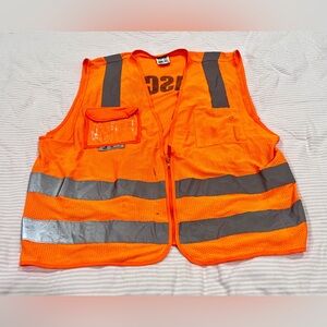 High-Visibility Orange Safety Vest